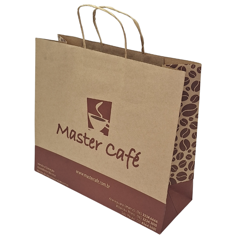 Sacola de Papel - Papel Kraft