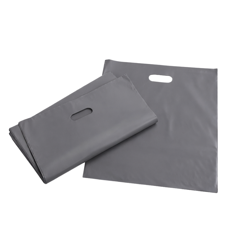 Sacola Plastica Personalizada Alça Vazada/Boca de Palhaço - Imagem 2