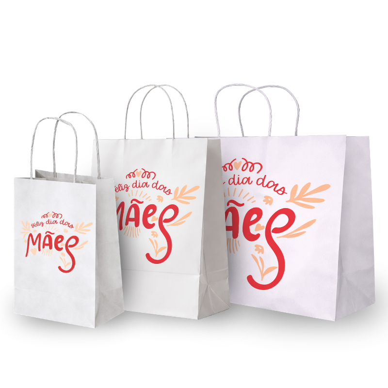 Sacolas de Papel – Dia das Mães