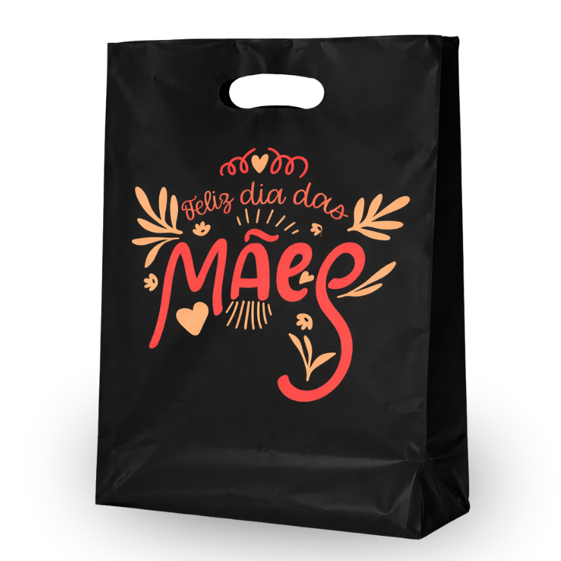 Sacola Plástica Boca de Palhaço – Dia das Mães - Imagem 2