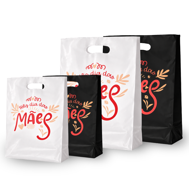 Sacola Plástica Boca de Palhaço – Dia das Mães - Imagem 3