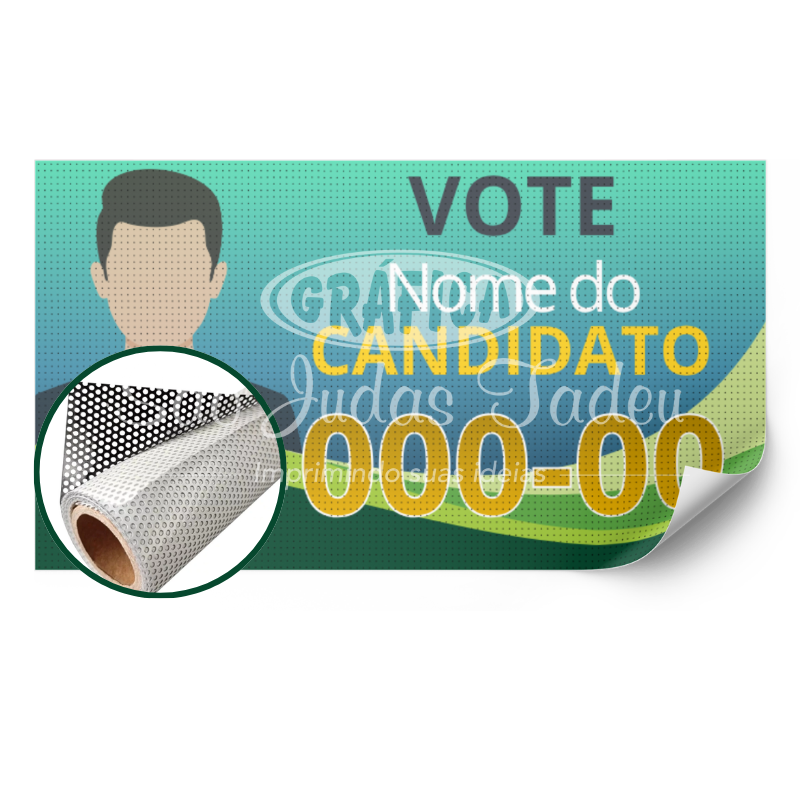 Adesivo Perfurado - Imagem 2