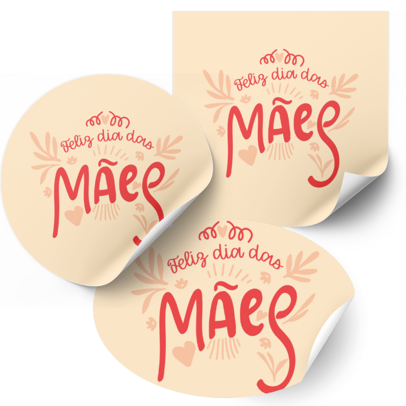 Adesivos Personalizados – Dia das Mães
